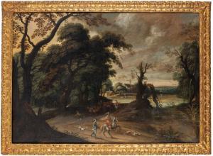 GOVAERTS Abraham 1589-1626,Paesaggi con figure,Wannenes Art Auctions IT 2023-05-18