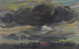 GOVAERTS Jean 1898-1985,Le nuage noir,Etienne de Baecque FR 2022-11-24