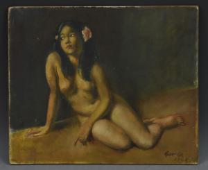 GOVIER JAMES 1910-1974,Nude Study,1968,Bamfords Auctioneers and Valuers GB 2018-08-15