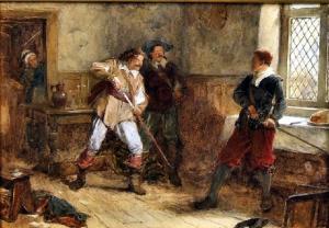 GOW Andrew Carrick 1848-1920,The Duel,Canterbury Auction GB 2008-06-17