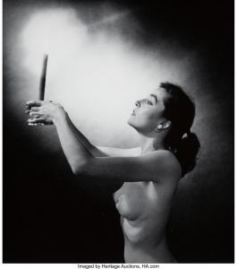 GOWLAND Peter 1916-2010,Untitled (Nude with Candle),1991,Heritage US 2024-02-14