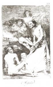 GOYA Y LUCIENTES Francisco 1746-1828,Sopla - Tchnienie, z cyklu Caprichos,1799,Rempex PL 2018-12-17