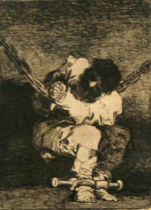 GOYA Y LUCIENTES Francisco 1746-1828,Tan bárbara la seguridad como el delito,1820,Bonhams 2008-07-20