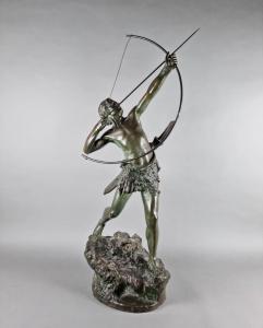 GRéGOIRE Emile 1871-1948,L'archer,Legros BE 2024-01-25
