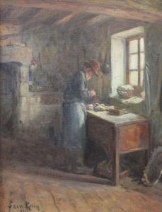 Grün Samuel 1869-1914,Homme dans un intérieur,1911,Eric Caudron FR 2022-04-01