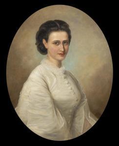 GRÜNLER Ehregott 1797-1881,Bildnis Elisabeth von Österreich-Ungarn,1863,Wendl DE 2019-10-24