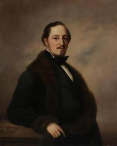 GRÜNLER Ehregott 1797-1881,Herrenporträt,1850,Palais Dorotheum AT 2017-11-21
