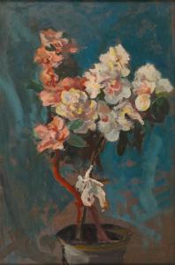 GRABOWSKI Ludwik 1884-1982,Flowers in a pot,1963,Desa Unicum PL 2020-04-07