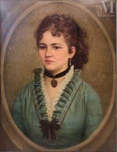 GRABWINKLER Paul 1880-1946,Portrait de jeune femme,1940,Millon & Associés FR 2023-04-05