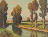 GRABWINKLER Peter 1885-1943,Landscape with a river,Bonhams GB 2009-06-17