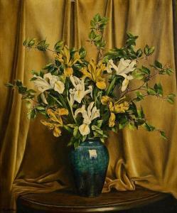 GRACE Alfred Lyndon 1867-1949,Still Life - Vase of Flowers,Morgan O'Driscoll IE 2023-04-24