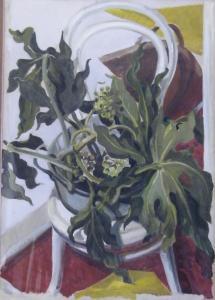 GRACE HOCKING MARION,Pot plant on a bentwood chair,David Lay GB 2013-01-24