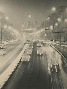 GRACHEV Mikhail 1916-2009,Moscow by Night,c. 1940-1950,MacDougall's GB 2016-05-21