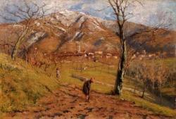 GRADY Napoleone Luigi 1860-1949,Marzo in montagna,Finarte IT 2008-04-03