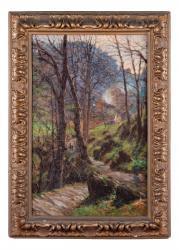 GRADY Napoleone Luigi 1860-1949,Paesaggio ligure con figura,Wannenes Art Auctions IT 2015-12-02