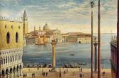 GRAEF Trude,Venedig - Blick von der Piazetta auf San Giorgio,1941,Palais Dorotheum 2012-04-03