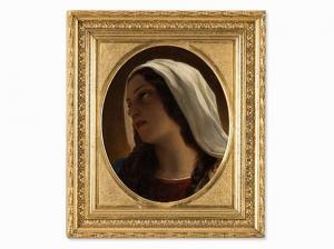 GRAEFLE Albert 1807-1889,Portrait of the Madonna,Auctionata DE 2015-05-18