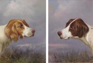 Graeme Roe Colin,A pointer on the scent; and A pointer in a landsca,1902,Christie's 2006-06-08