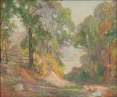 GRAF Carl C 1890-1947,Down the Road into Schooner,Ripley Auctions US 2010-08-21