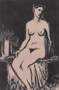 GRAF Gunther,Female nude,1920,Burstow and Hewett GB 2017-03-01