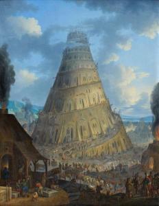 GRAF Johann 1653-1710,La Tour de Babel,Artcurial | Briest - Poulain - F. Tajan FR 2013-11-13
