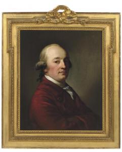 GRAFF Anton 1736-1813,Portrait of a gentleman, bust-length, in a red coat,Christie's GB 2008-11-10