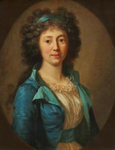 GRAFF Anton 1736-1813,Portrait of Agathe Dorothea Elisabeth "Lisette" vo,1790,Van Ham DE 2023-05-15