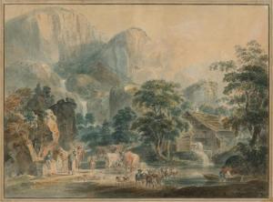 GRAFF Carl Anton 1774-1832,Landscape,1832,Galerie Koller CH 2012-09-17