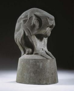 GRAFF George Adam 1900-1977,A stone figure of a monkey,Christie's GB 2003-11-18