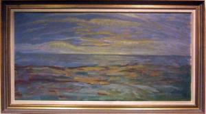 GRAFSTOM Gustaf 1889-1971,"Regnig sommarkväll på Ölands Allvar".,Auktionskompaniet SE 2008-03-31