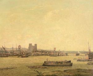 GRAHAM George William 1875-1889,View of Rochester Harbour,Dreweatts GB 2016-12-13