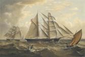 GRAHAM J,The brigantine Favorite in two views off a coast,Bonhams GB 2015-04-15