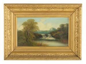 GRAHAM J,Two Landscapes with Waterfalls,New Orleans Auction US 2021-07-24