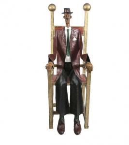 GRAHAM James 1806-1869,James Joyce Seated in a Chair Papier Mache and shoes,Adams IE 2017-05-31