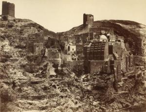 GRAHAM James 1806-1869,Monastère Mar Saba,c.1850,Millon & Associés FR 2016-11-08