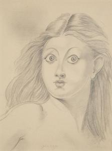 GRAHAM John D 1887-1961,Portrait of a Woman,1945,Shapiro Auctions US 2022-10-15