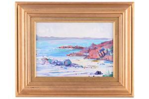 GRAHAM Peter 1959,coastal seascape,1992,Dawson's Auctioneers GB 2023-04-27