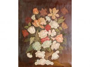 GRAHMS K,Study of summer flowers in a pedestal vase,Capes Dunn GB 2011-05-10