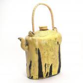GRAHS Gosta,Large stylized ceramic teapot, decorated with yell,Bruun Rasmussen DK 2012-07-02