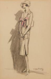 GRAIN Marguerite 1899-1986,Jeune femme au nœud rose,Kahn & Associes FR 2018-11-29
