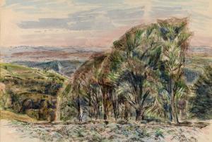GRAINGER ESTHER 1912-1990,landscape with trees,1963,Rogers Jones & Co GB 2018-12-11