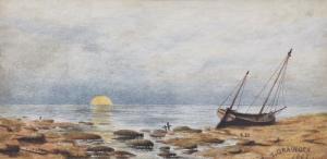 GRAINGER T,Sea picture at dusk,1903,Gilding's GB 2013-04-23