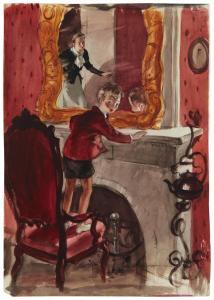 GRAMATKY Hardie 1907-1979,Mischievous boy on chair,John Moran Auctioneers US 2022-09-13