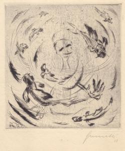 GRAMATTE Walter,Der Traum von den Fischen (Il sogno del pesce),1918,Bertolami Fine Arts 2024-02-20