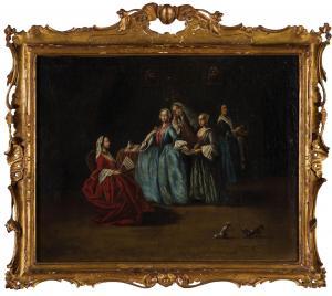 GRAMICCIA Lorenzo 1702-1795,Scene di interno,1765,Wannenes Art Auctions IT 2019-03-07