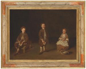 GRAMICCIA Lorenzo 1702-1795,Three children in an interior,Christie's GB 2020-10-07