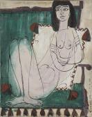 grammatopoulos costas 1916-2003,Femme nue sur un fauteil,1956,Piasa FR 2012-11-26