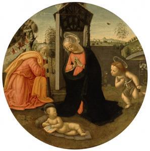 GRANACCI PSEUDO,THE HOLY FAMILY WITH THE INFANT SAINT JOHN THE BAP,1493,Sotheby's 2020-01-29
