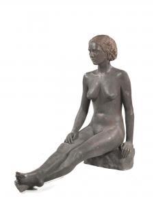 GRANCHI Delio 1910,FIGURA FEMMINILE SEDUTA,1935,Pandolfini IT 2021-04-13