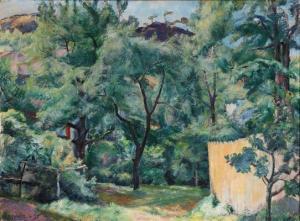 GRANDE Severin 1869-1934,Forest view,1921,Bruun Rasmussen DK 2018-12-18